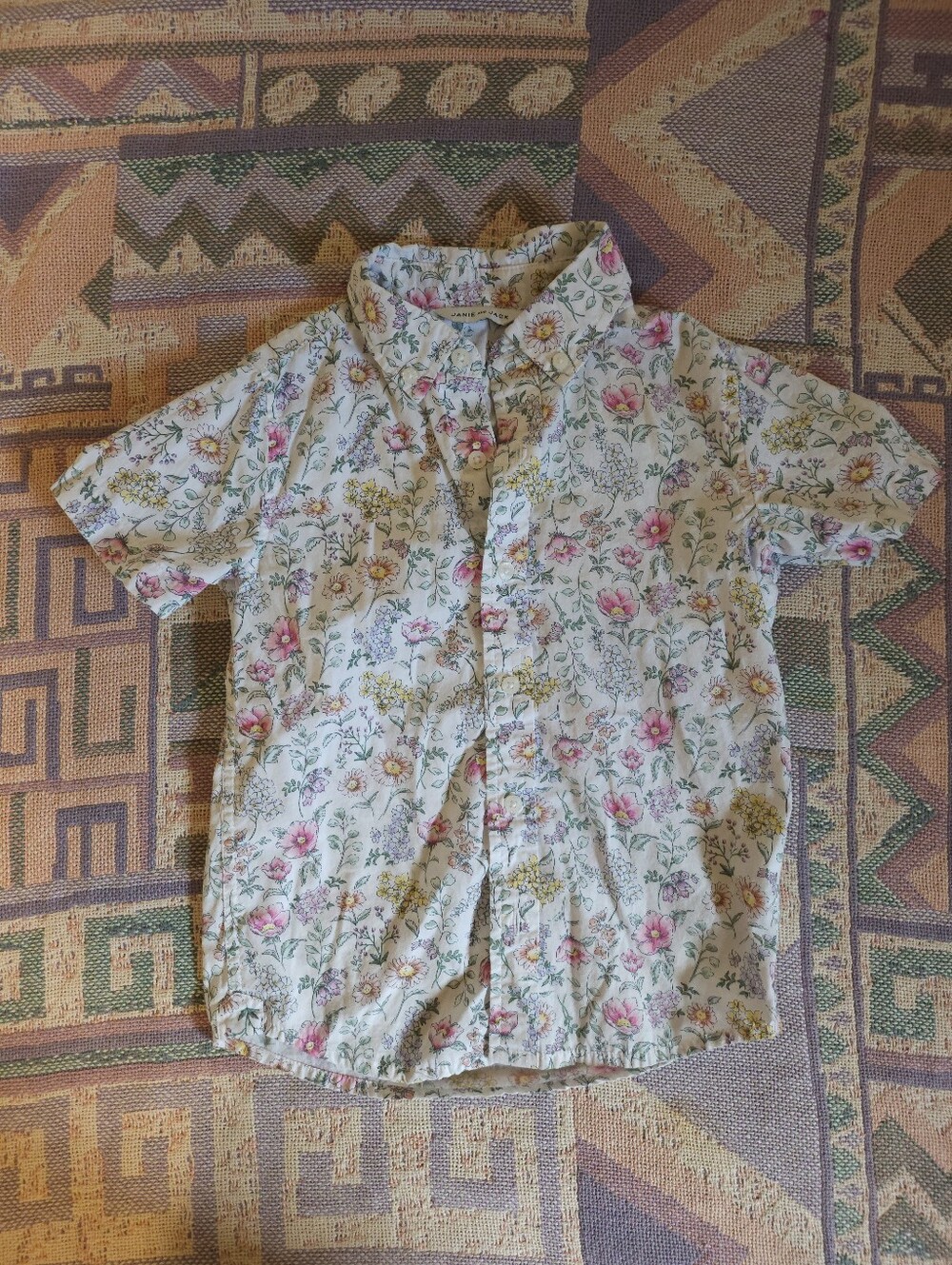 Janie And Jack Polo Floral Boys Size 5